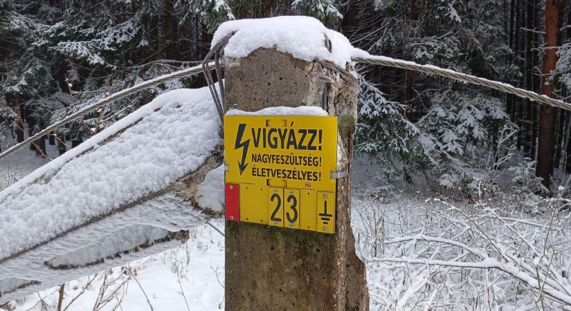 Áramkimaradások Vas megyében: estére ígérik a helyreállítást