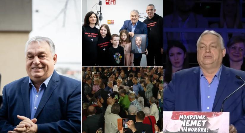 Orbán Viktor a Washington–Békéscsaba járattal érkezett a Háborúellenes Gyűlésre!