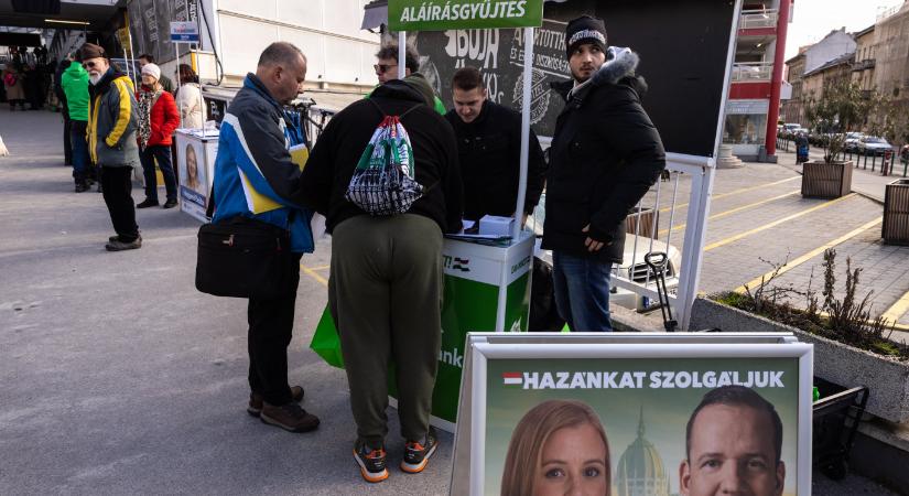 Tobzódnak az aláírásgyűjtők a köztereken