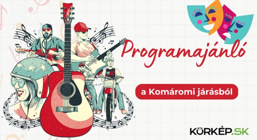Koncert, könyvbemutató, bál a Komáromi járásban