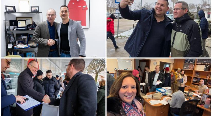 Pár óra alatt összegyűjtötték a Fidesz–KDNP Veszprém vármegyei képviselőjelöltjei a szükséges aláírásokat (videók)