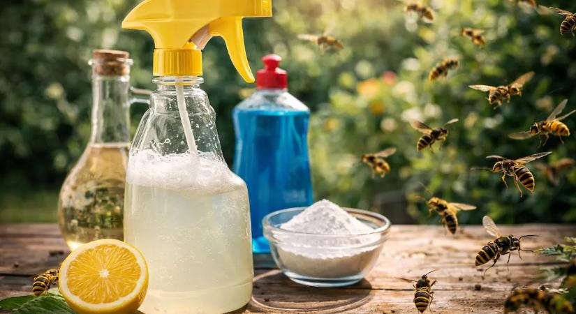 Az érdi háztartási boltba mondták: ettől a házi keveréktől rettegnek a darazsak — már most mentsd el nyárra!