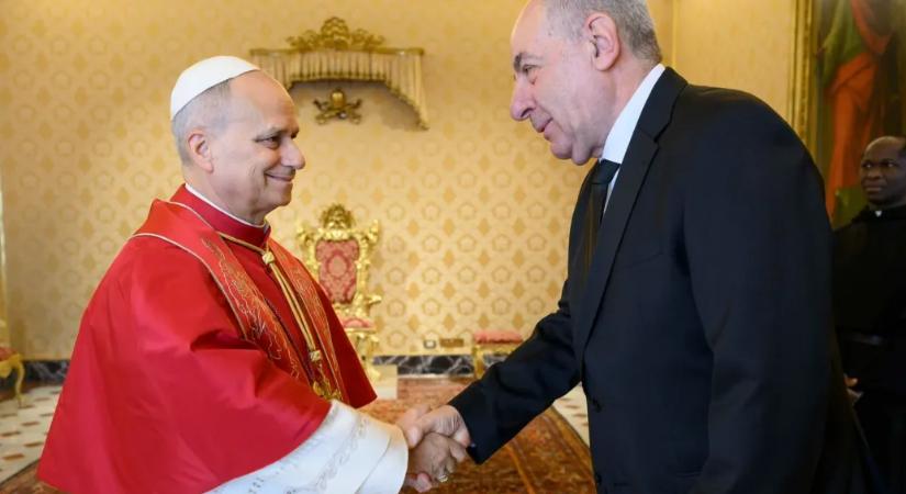 Sulyok Tamás a békéről beszélgetett XIV. Leó pápával