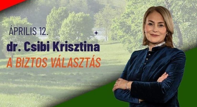 Dr. Csibi Krisztina a szükséges aláírások többszörösét gyűjtötte össze