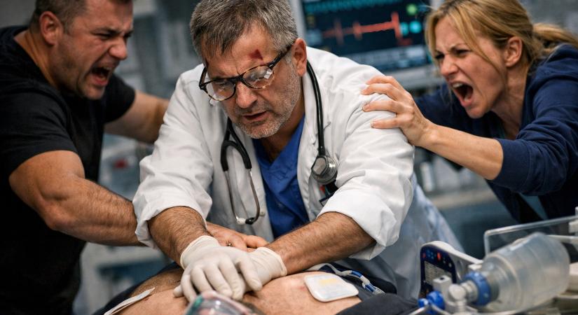 Beteget újraélesztő orvosra támadtak a kórházban