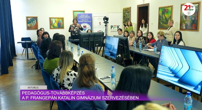 Aktuális (2026.02.21) Pedagógus-továbbképzés a P. Frangepán Katalin Gimnázium szervezésében (videó)