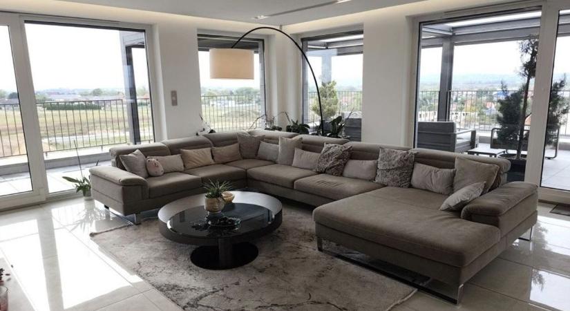 Luxus penthouse-ban pihengetnél Győr fölött életed végéig? - Most megveheted