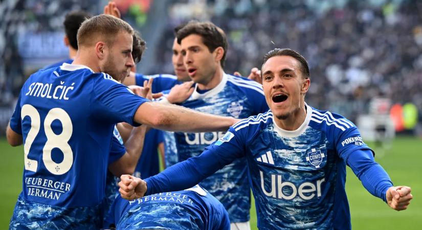 A Como megcélozza a BL-indulást? Idegenben is legyőzte a Juventust