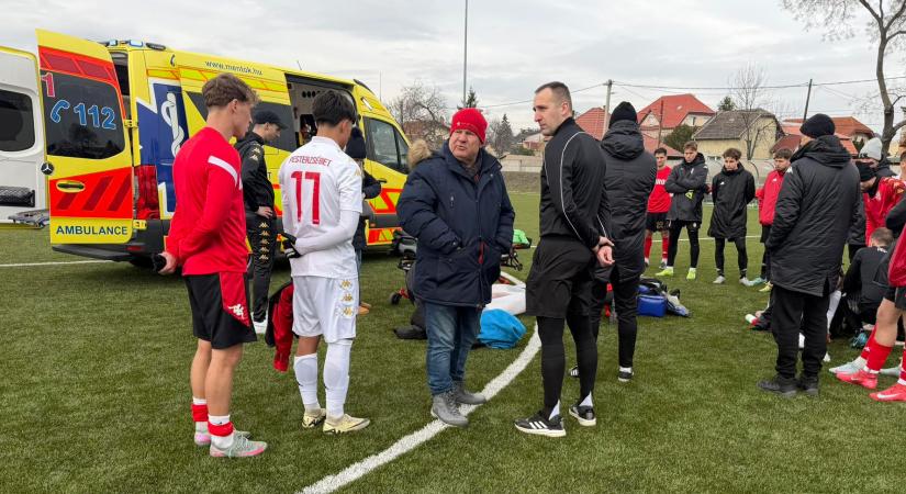 Dupla eszméletvesztés a Dorog–ESMTK edzőmeccsen, kórházba kerültek a játékosok