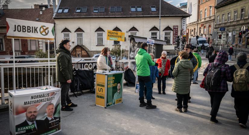 Méterekre egymástól győzködték a választókat a politikusok, egyre élesebb a politikai helyzet