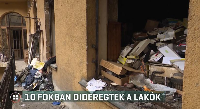 Így néznek ki a lakások az Andrássy úti tűz után