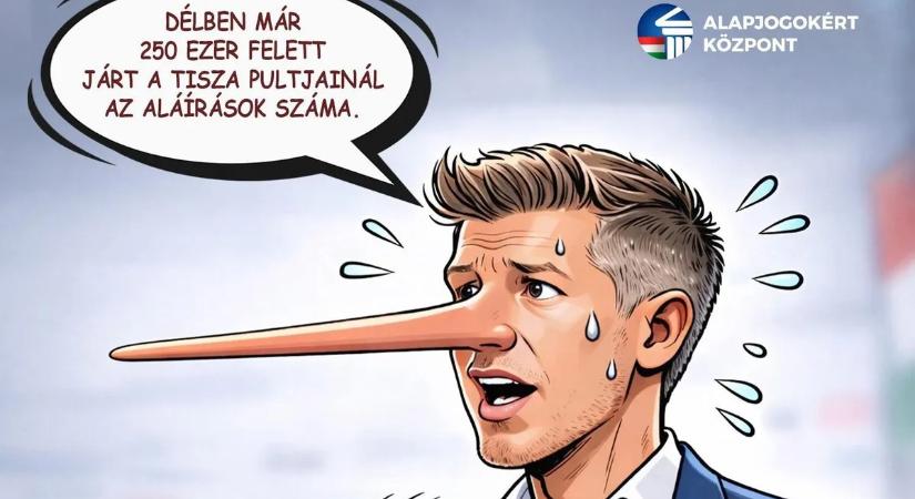 Árad a kamu: Magyar Péter hatalmasat hazudott az aláírásgyűjtésről