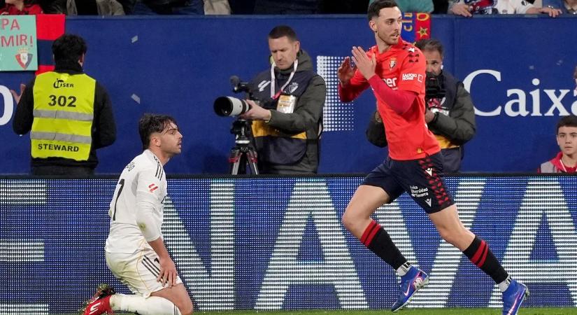 Vinícius betalált, de kikapott az Osasunától a Real Madrid