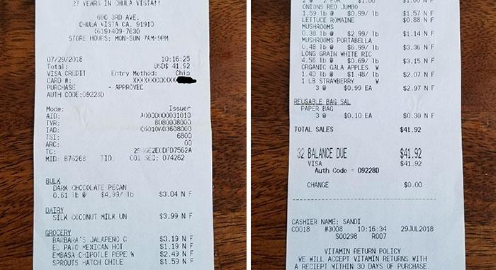 Kétoldalas blokk az élelmiszerüzletben – A nap képe