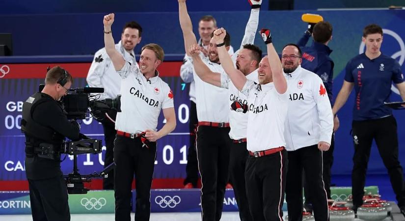 Téli olimpia: kanadai aranyérem a férfi curlingtornán
