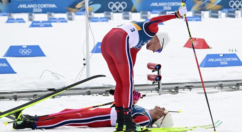 Tovább írta a sporttörténelmet a norvég sífutósztár, sima finn siker a hokisok bronzmeccsén