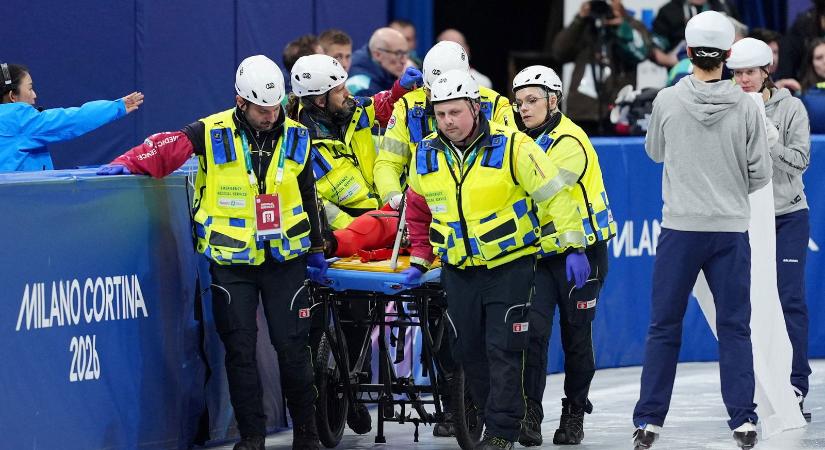 Tragédia a téli olimpián, megszólalt a hordágyon elszállított sportoló a milánói pokol után