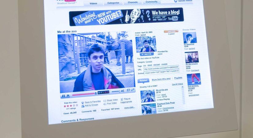 Múzeumba került a világ legelső YouTube-videója