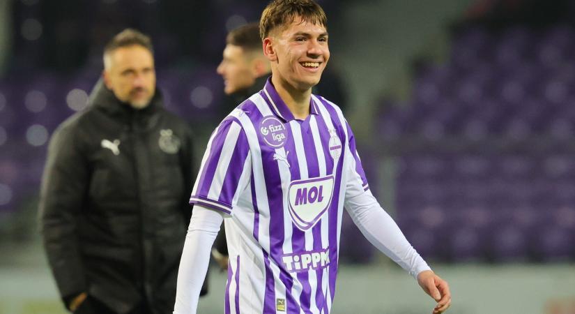 Mesterhármas: Két bátyja után a legfiatalabb Katona-fivér Újpesten mutatkozott be az NB I-ben