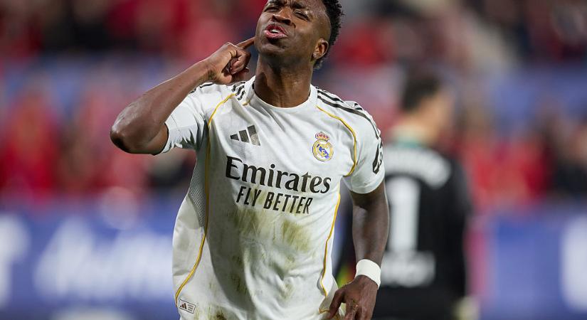 A La Liga vizsgálja az Osasunát, miután a szurkolók Vinícius Júnior halálát kívánták