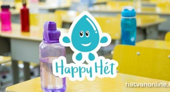 Idén is lesz a vízfogyasztást népszerűsítő HAPPY-hét 