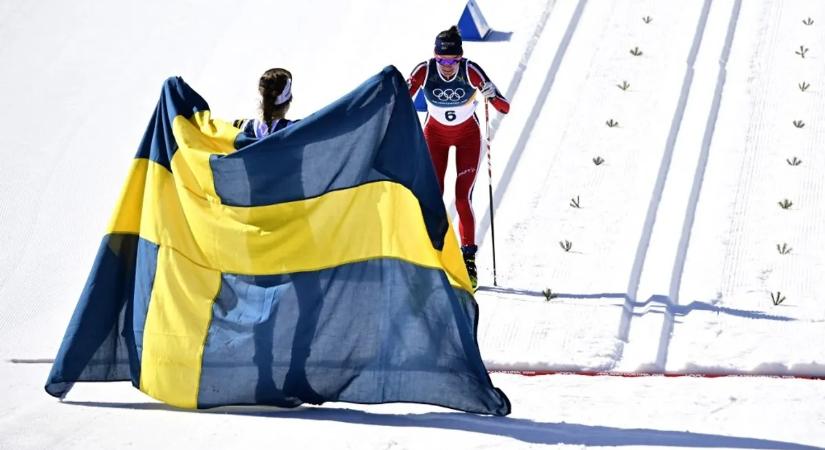 Megint elesett, de Ebba Andersson lett az 50 kilométeres női sífutás olimpiai bajnoka