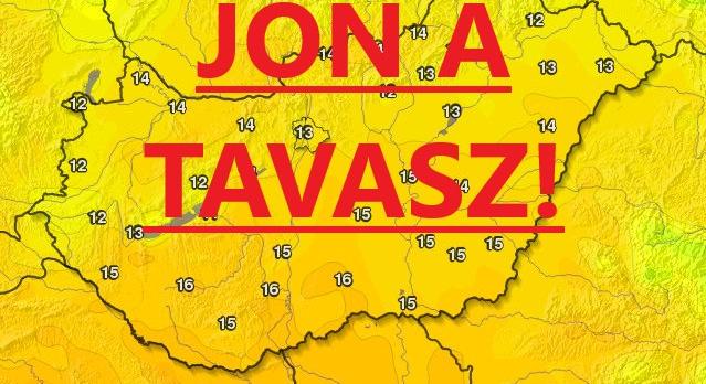 A jövő hét végén szinte berobban a tavasz!