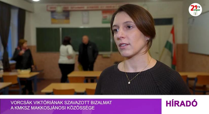Vorcsák Viktóriának szavazott bizalmat a KMKSZ makkosjánosi közössége (videó)