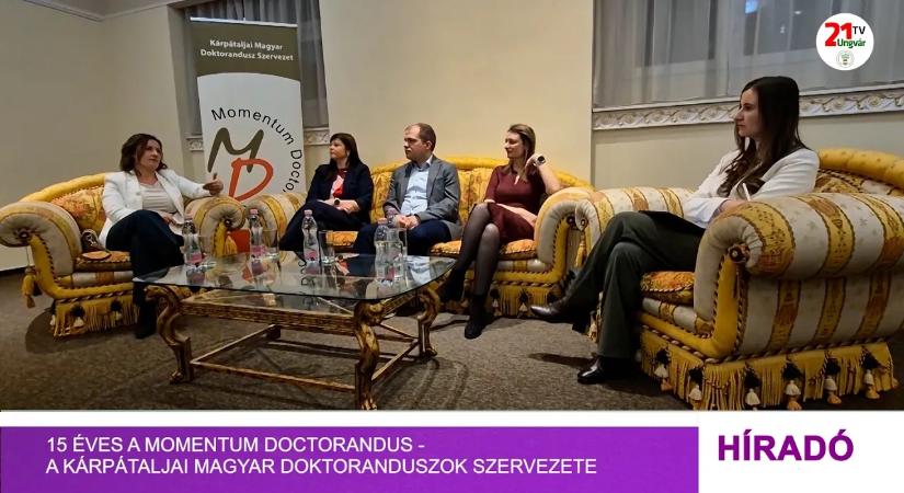 15 éves a Momentum Doctorandus - a kárpátaljai magyar doktoranduszok szervezete (videó)