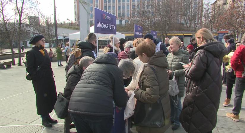 Fidesz-KDNP - Tisza számháború - nem lesz hivatalos adat arról, hogy a képviselőjelöltek összesen hány ajánlást adtak le