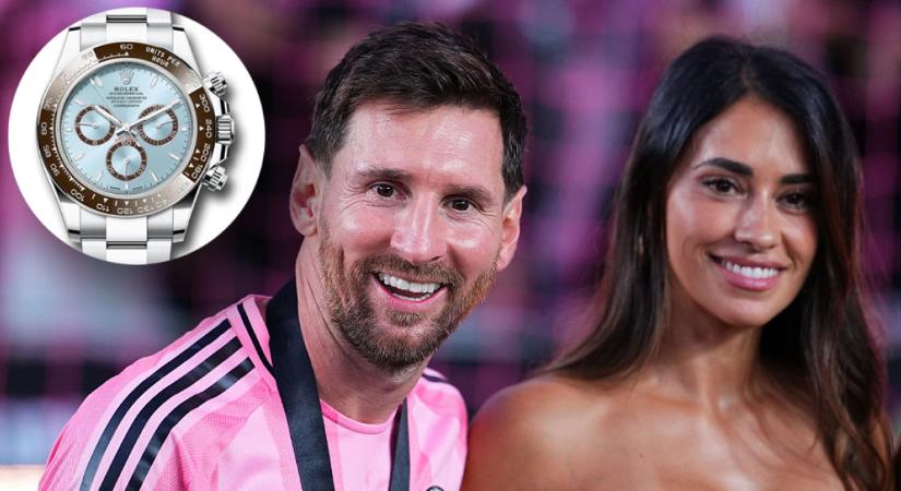 Ízléses Rolexben vitte randizni feleségét Lionel Messi