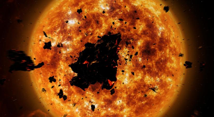 Felvételen, hogy mi történik, ha egy üstökös túl közel merészkedik a Naphoz