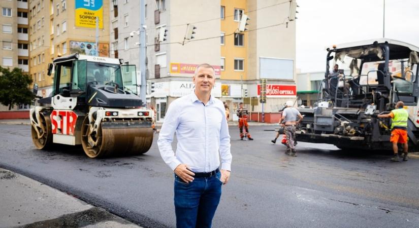 2019 óta 7 milliárd 400 millió forintot költött eddig útfelújításra a Nemény András-féle szombathelyi városvezetés