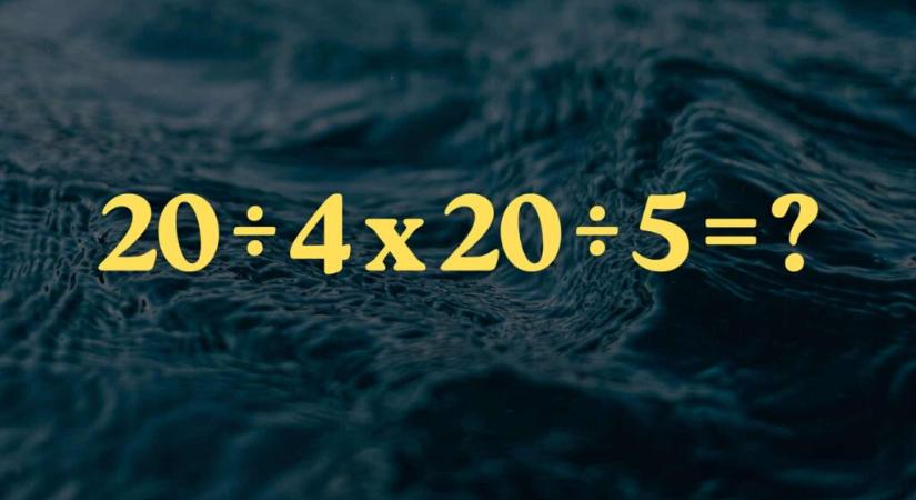 Matek feladat: Tudod a helyes megoldást?