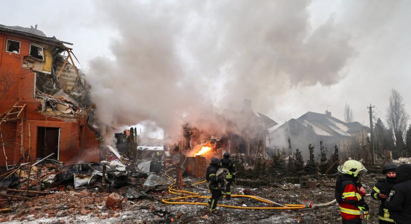 Oroszország több száz drónnal és rakétával támadta Ukrajnát