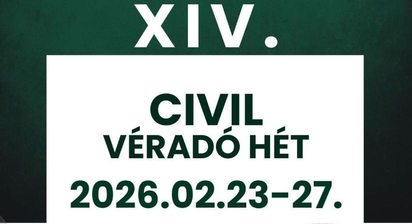 Ments életet! Ma indul a Civil Véradó Hét Zalában – itt segíthetünk