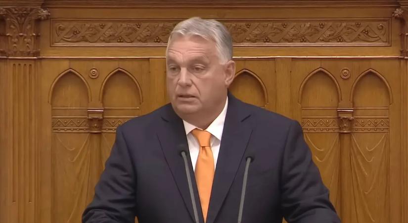 Erről beszélt Orbán Viktor az Országgyűlés előtt