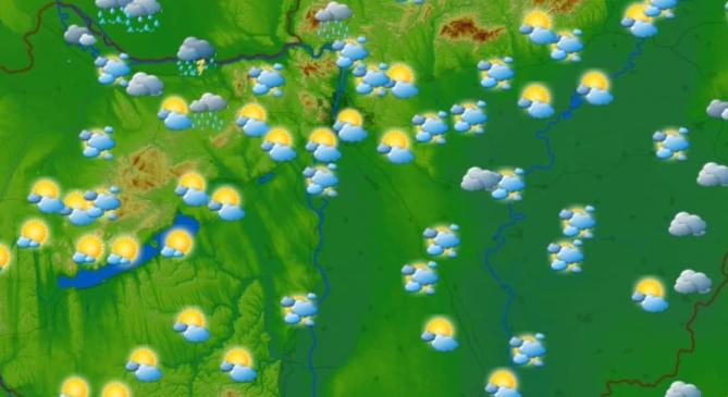 Belépett az év első zivatara