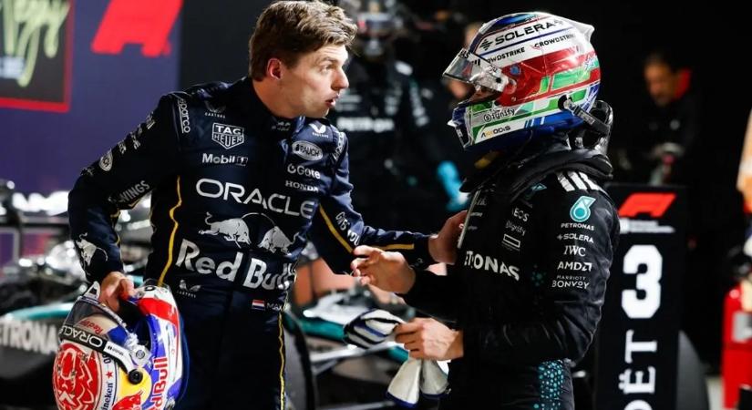 A Mercedes pilótája Ayrton Sennával vágott vissza a hisztiző Verstappennek