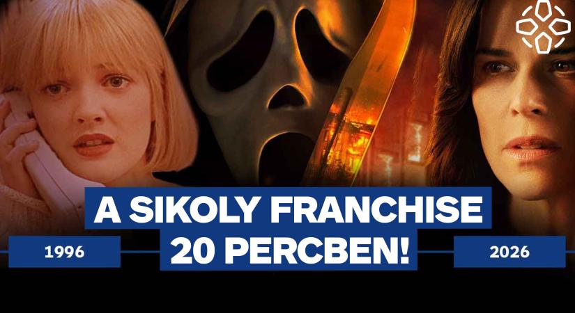 [VIDEÓ] A Sikoly-filmek véres története időrendben: Légy naprakész 20 percben!