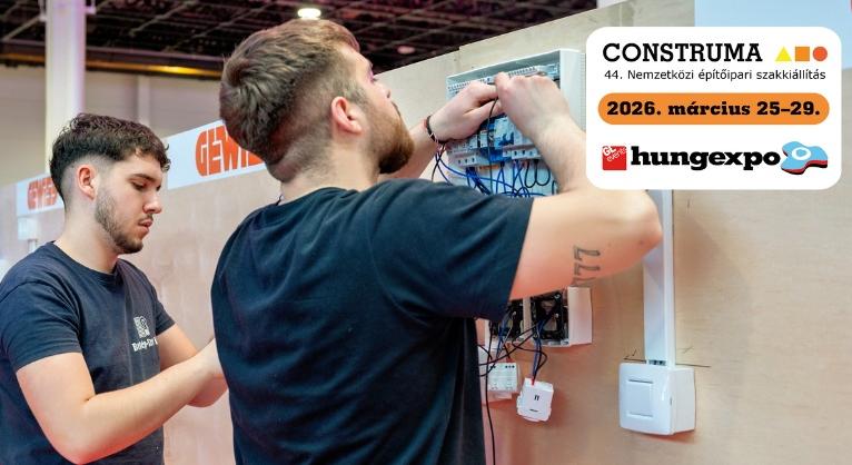 2026 márciusában ismét a szakmáé a főszerep a CONSTRUMA szakkiállításon