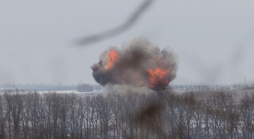 Lángokban Luhanszk a legutóbbi támadás után