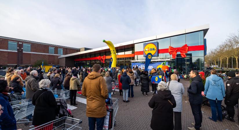 Új zászlóshajó üzletet nyitott a Lidl Hollandiában