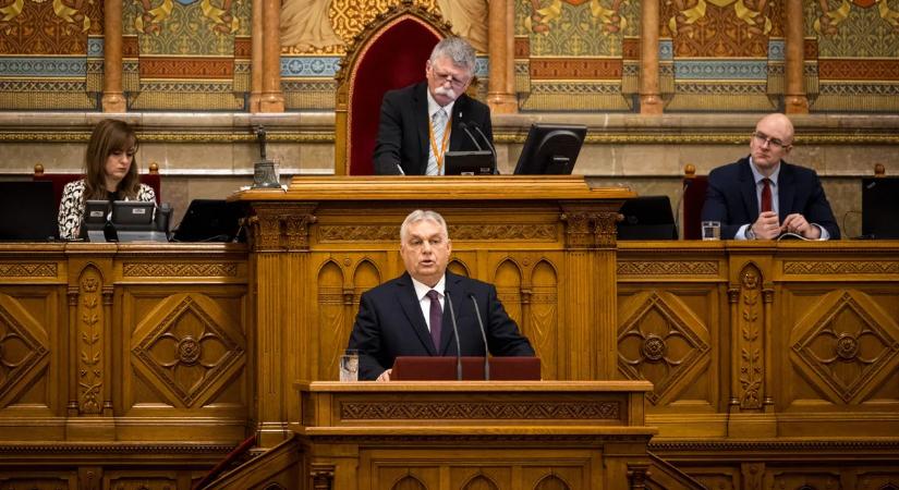 Orbán Viktor a baloldalnak a parlamentben: Önök mindannyian az ukránok oldalára álltak a saját hazájukkal szemben