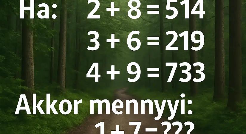 Napi matek kvíz: Egy újabb trükkös matek feladat várja, hogy megfejtsék!
