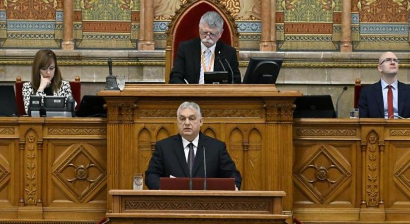 Növekvő bérek, emelkedő nyugdíjak és rezsistop - napirend előtt értékelt Orbán Viktor az Országgyűlésben