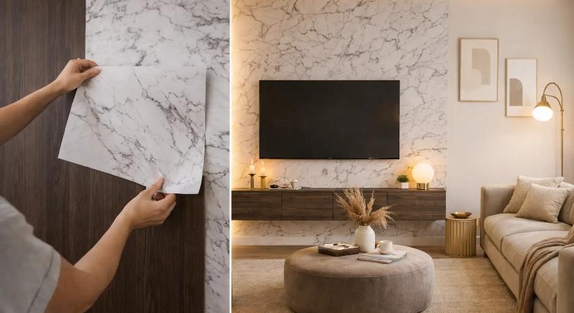 A magyarok felfedeztek egy módszert, amellyel luxus belső teret lehet teremteni mesterember nélkül. Az eredmény drágábbnak tűnik, de egy hétvége alatt is elkészíthető.