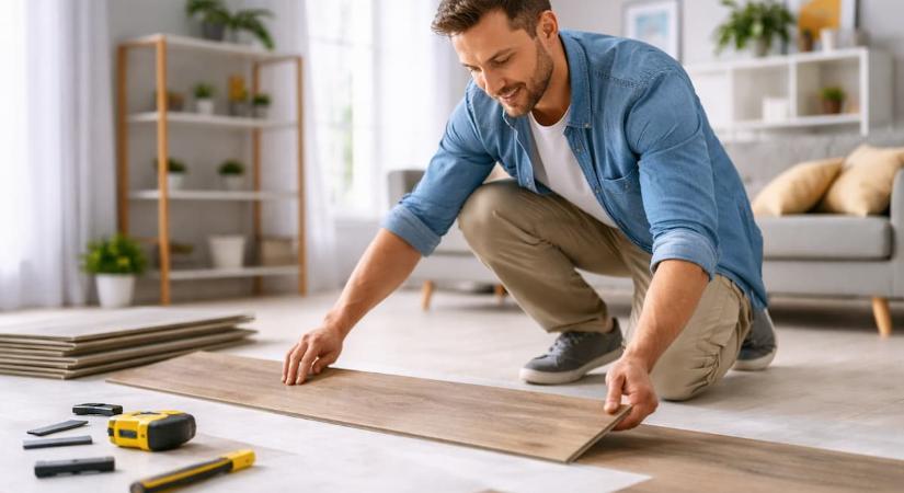 Vége az úsztatott padlóknak és a fa parkettáknak: a magyarok beleszerettek egy új anyagba, ami 100%-ban fának néz ki és még karbantartásmentes is