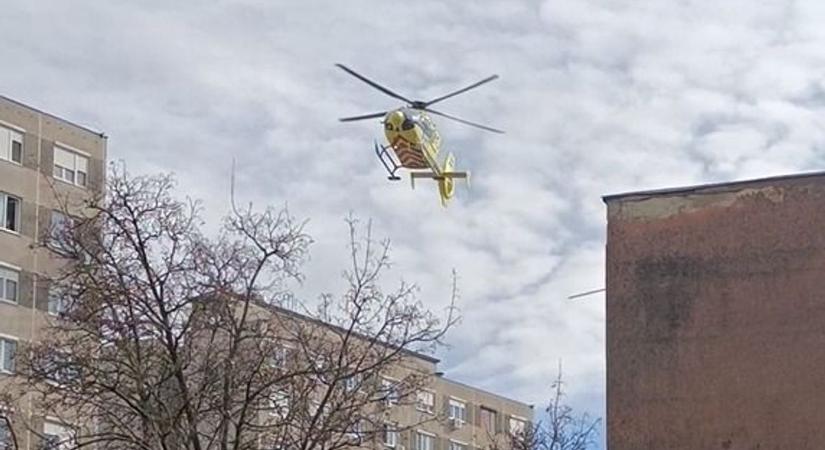 Mentőhelikopter a Szórádon – nem sikerült az újraélesztés