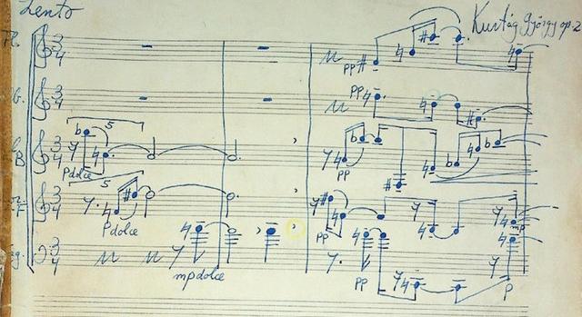 Kurtág-kéziratra bukkantak a Kodály Intézetben